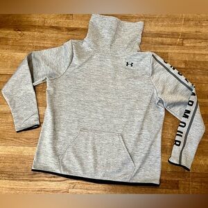 Under Armour Women’s Coldgear grey funnel neck sweatshirt